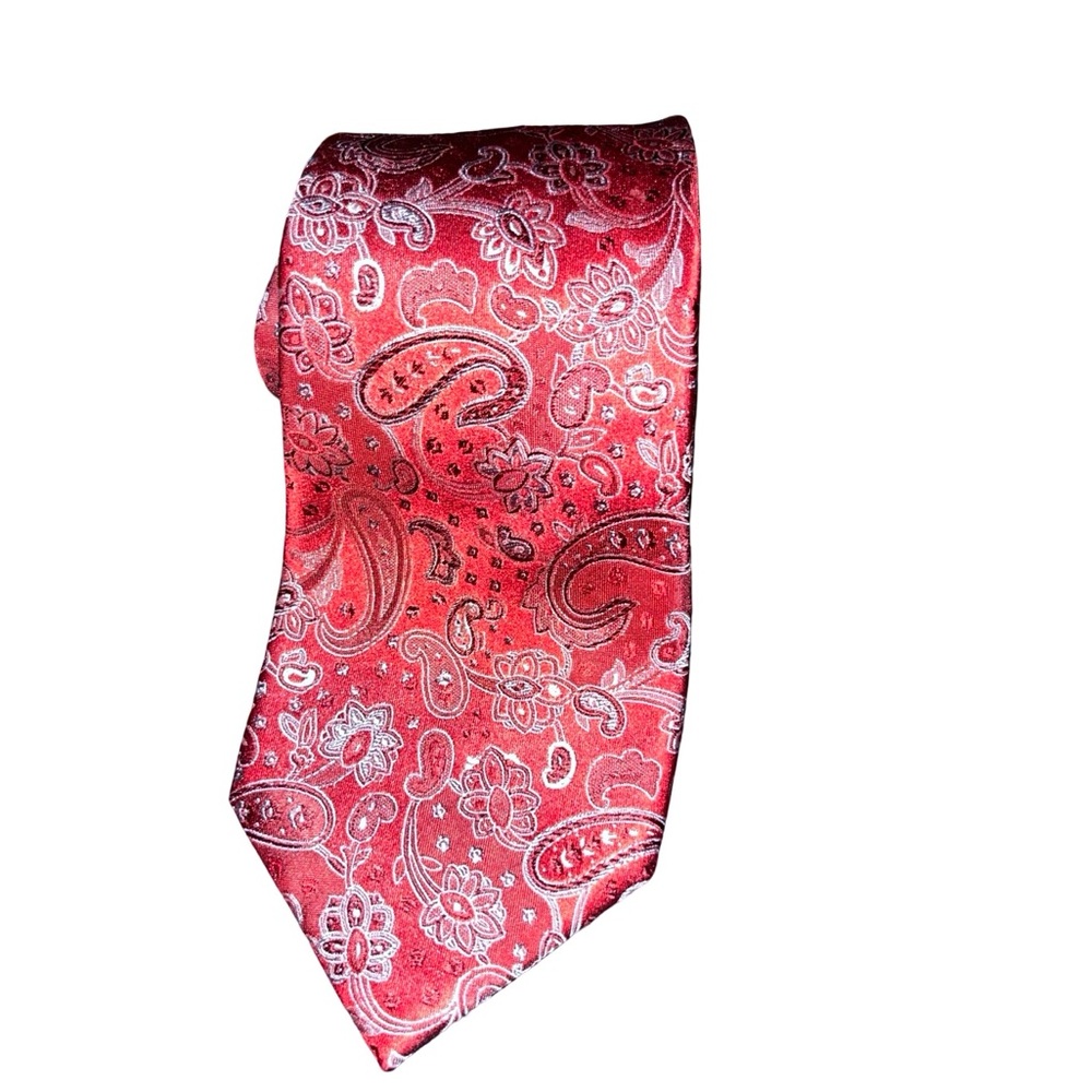 Elegant Red & Yellow Paisley Ties